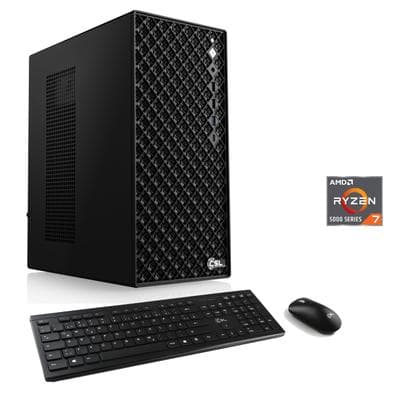 CSL PC "Mystic V24075", schwarz, Microsoft Windows 11 Home (64 Bit), GeForce RTX 4060, 32 GB RAM 1.000 GB SSD, Desktop-PCs, PC