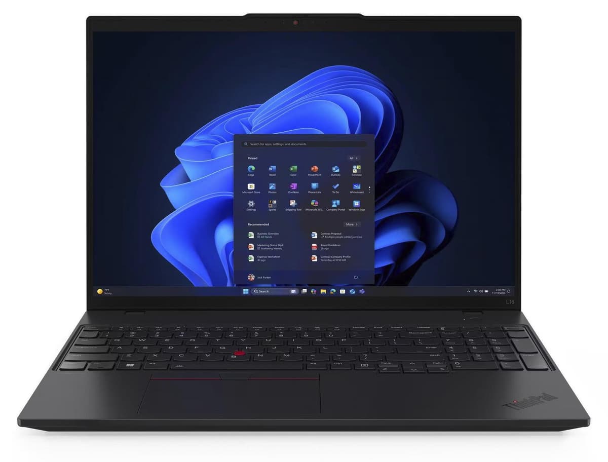 Lenovo ThinkPad L16 Gen 2 (AMD) Laptop met AMD Ryzen 7, 16 inch, 16 GB RAM, 512 GB SSD
