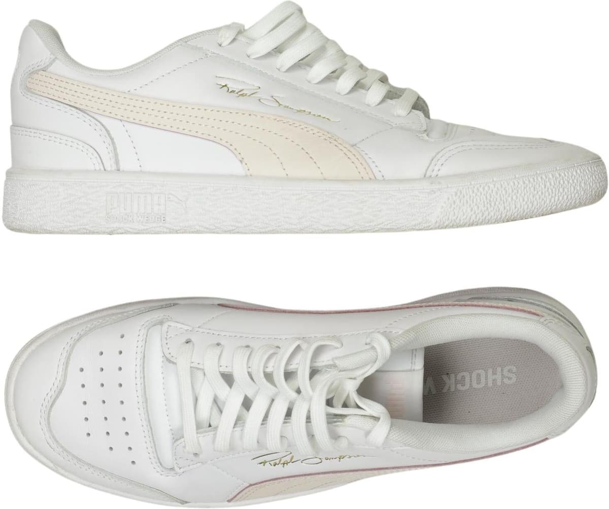Puma Damen Sneaker, Weiß, Gr. EU 42, Leder - Second Hand
