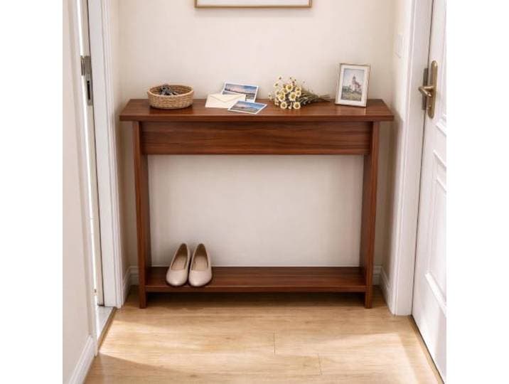 QHZYMX Platzsparender Aufbewahrungstisch Für Den Eingangsbereich, H 65 cm 25 X 35 Cm Großes Organizer-Regal Für Den Eingangsbereich, Praktische Tischaufbewahrung(C,100x35x65cm/39x14x26in)