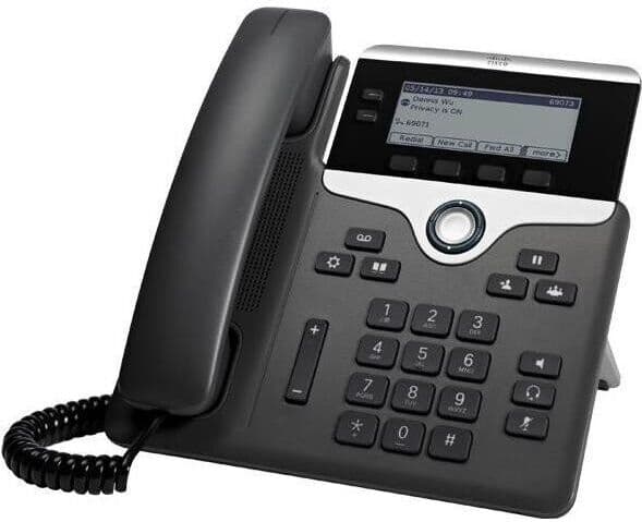 Cisco Systems 7821 Telefon IP   Czarny - Refurbished