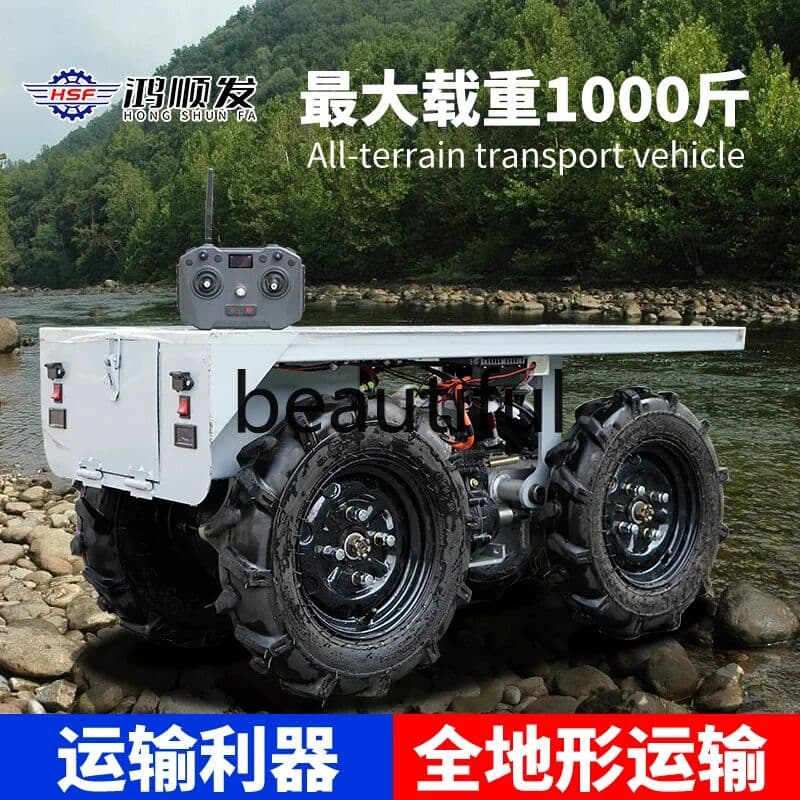 NONE Mountain all-terrain remote control truck 4x4 wheeled chassis climbing agricultural truck