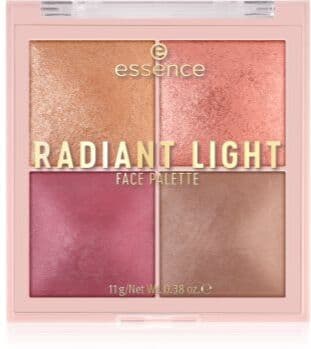 Essence Radiant Light paleta de iluminadores e blushes tom Signature Light 11 g. Radiant Light