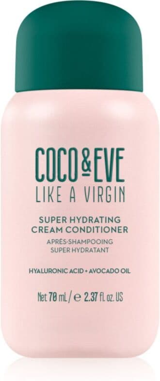 Coco & Eve Like A Virgin Super Hydrating Cream Conditioner ενυδατικό μαλακτικό Για λάμψη και απαλότητα μαλλιών 70 ml