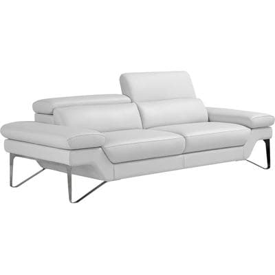 2,5-Sitzer EGOITALIANO "Princess, Designsofa und super bequem, tolle Detailverarbeitung", weiß, B:236cm H:95cm T:108cm, Leder BULL (Echtes Rindsleder). Geschliffenes, pigmentiertes und behandeltes Rindsleder mit einer Dicke von 1, 3-1, 5 mm. Es...