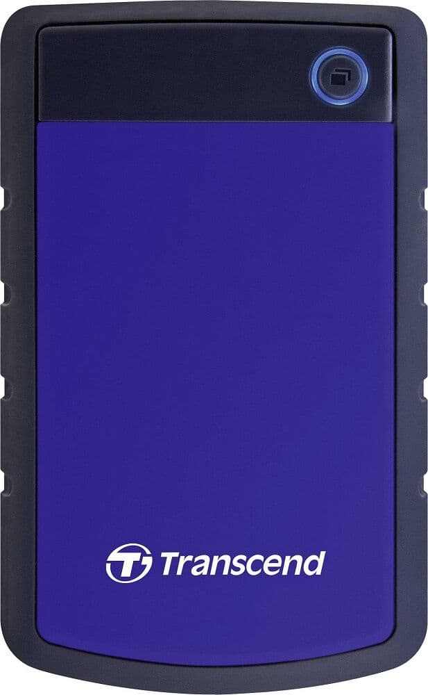 Unidad Externa 2TB Storejet 2.5 USB 3.0 (Negro/Azul) - TRANSCEND