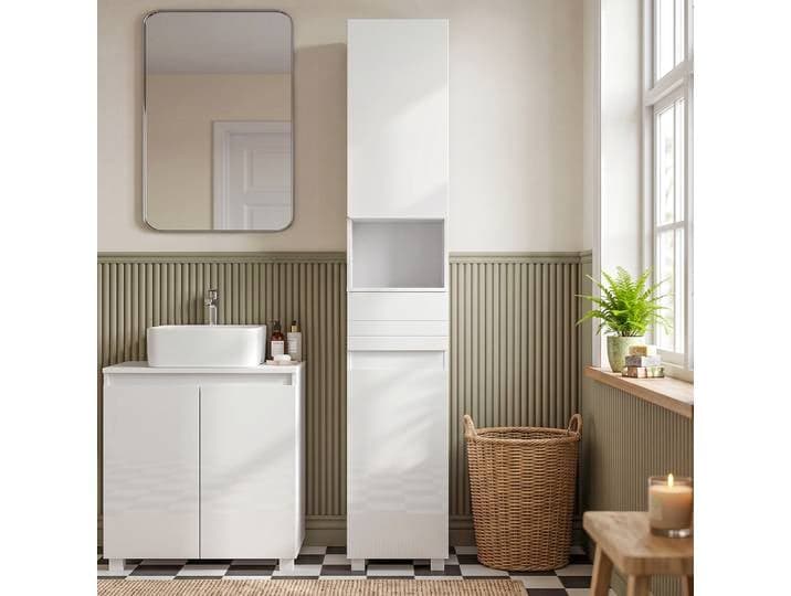 HOMCOM Meuble Salle de Bain