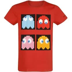 Difuzed - T-Shirt Herren - Pac-Man (rot)