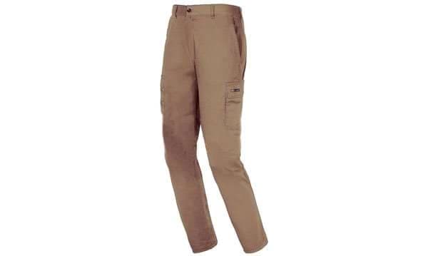 Calças Multi-bolsos em Algodão Bege Industrial Starter XXL