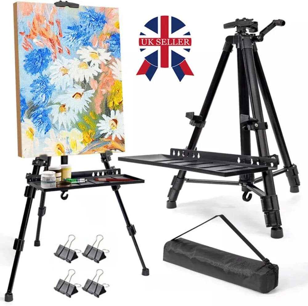 NONE 51-155cm Art Easel Stand for Painting Drawing Sketch Folding Tripod w Carry Bag
