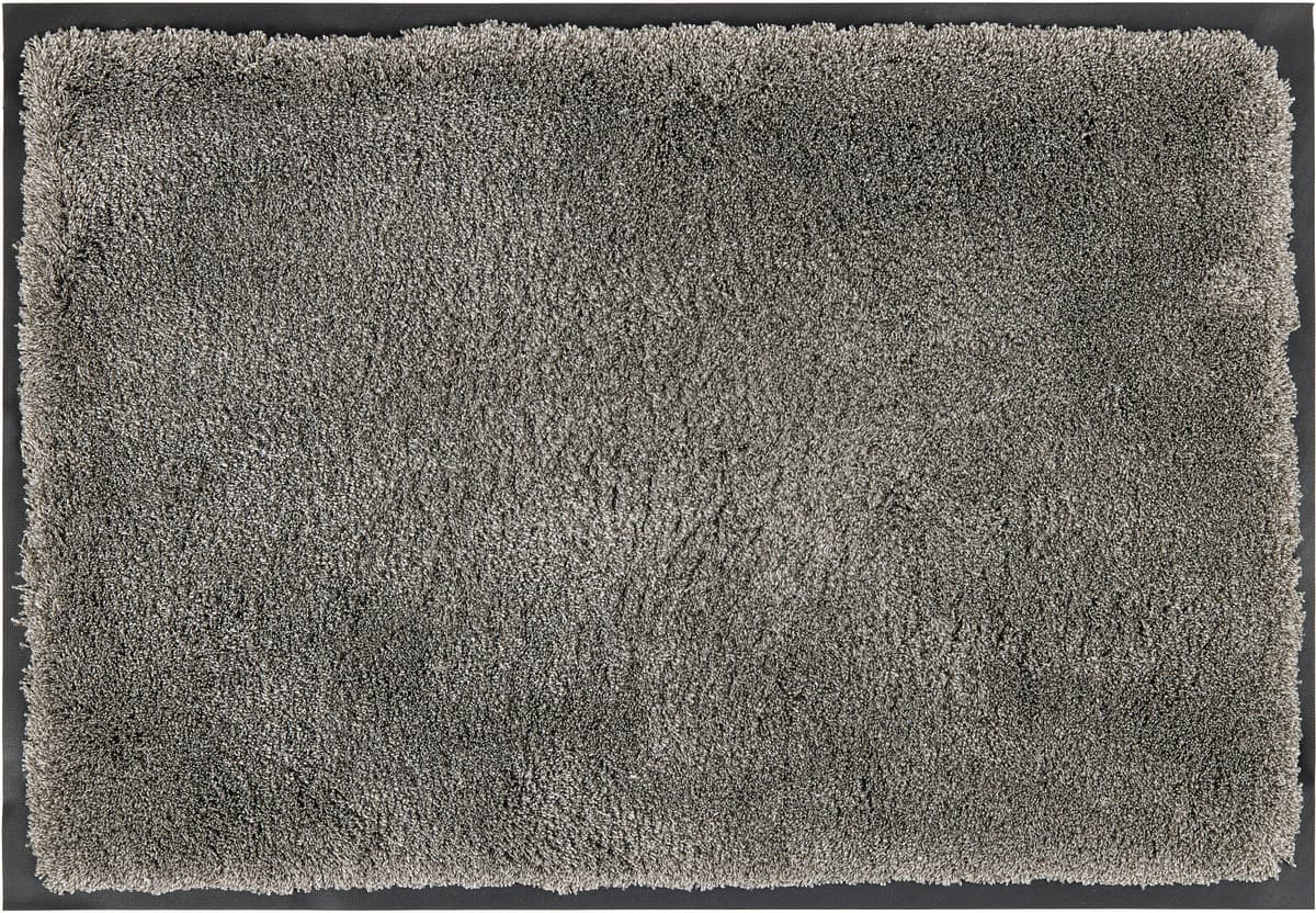 Fussmatte ASTRA "Lava", grau, B:40cm H:13mm L:60cm, Kunstfaser, Teppiche, Fussmatte, Sauberlaufmatte, waschbar, rutschfest, nimmt Schmutz auf, Schmutzfang grau B : 40cm 1 Stk., 13mm, L: 60cm