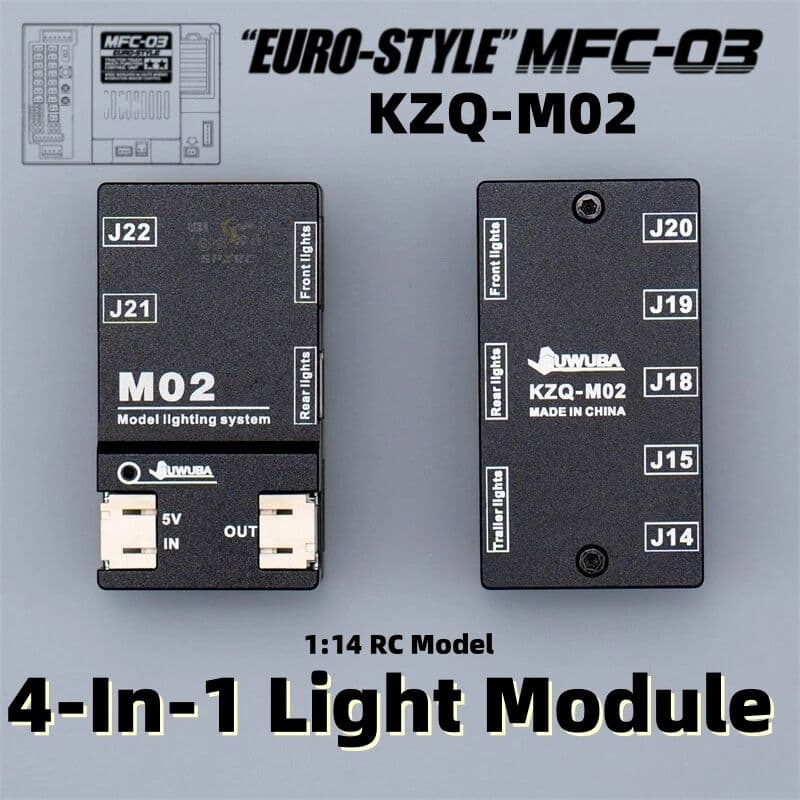 SPXRC Light Module Mfc-01 03 4-In-1 For 1/14 Tamiya Tractor Truck Adult Toy Car Turn Juwuba Model Light Module Diy Light Module