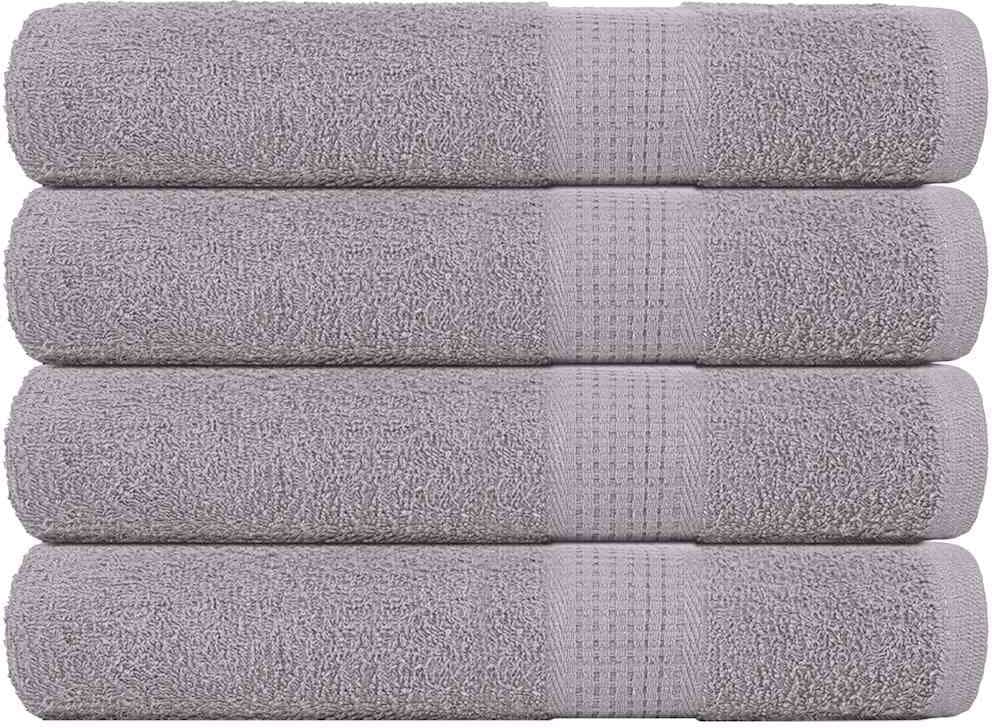 17 Stories Sawiki 100% Cotton Bath Towels Grey Bath Towel