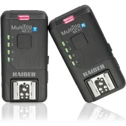 Kaiser MultiTrig AS 5.1 Funkauslöser-Set (Infrarot, Kabel), Fernauslöser, Schwarz