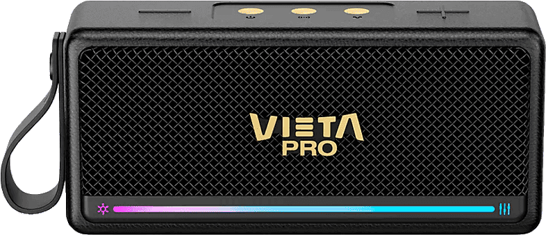 REACONDICIONADO Seminuevo Muy bueno Altavoz inalámbrico - Vieta Orpheo, 25 W, Bluetooth, 10 h Autonomía, True Wireless, IPX7, USB, Negro