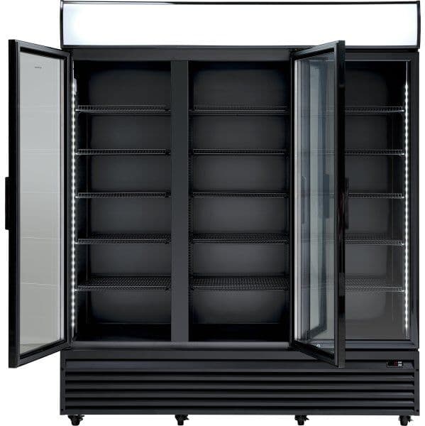 Scandomestic Sd 1502 Bhe Displaykøleskab, Sort