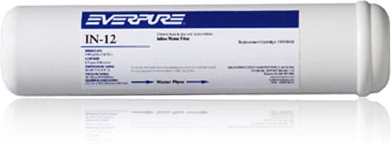 Filtro Ricambio Everpure In Line -Mod. In 12 - In/out 1/4" - 2,5" X 12"
