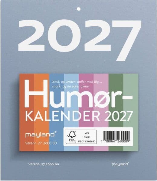 Mayland 2027 Afrivningskalender, Humør