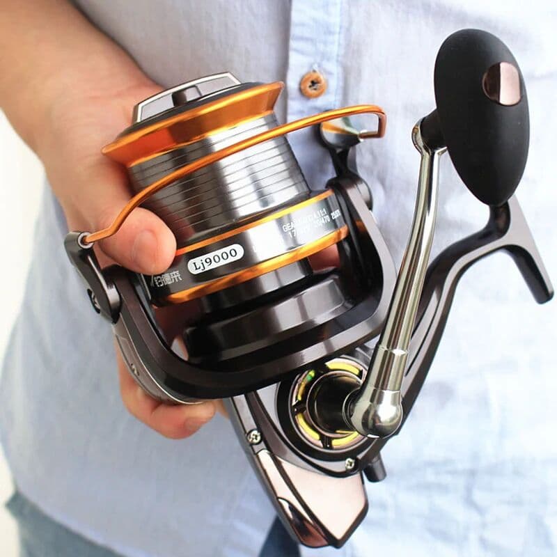 NONE Far Throw Metal Fishing Reel, Lure Spinning Wheel, Fishing Wheel, Bevel Cup, Freshwater Reservoir, Lure, 3000-9000 Series