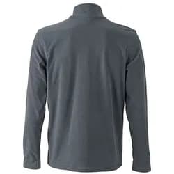 JAMES & NICHOLSON Fleecejacke carbon Gr. XXL