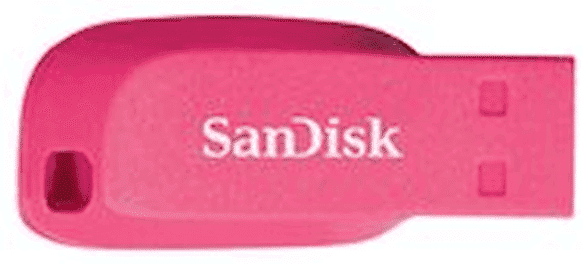 SanDisk Cruzer Blade - USB flash-enhet - 32 GB - USB 2.0 - elgrÃ¶n