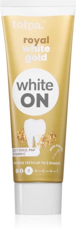 Tołpa On White Royal White Gold λευκαντική οδοντόκρεμα 75 ml