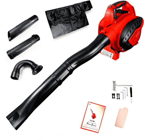 Soplador Aspirador Gasolina 26cc - PowerGround Ciclón