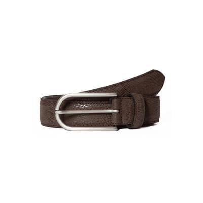 Ledergürtel BA98-COLOGNE "BA98-Cologne Damengürtel", Damen, Gr. 80, braun, Obermaterial: 100% Lammleder LEL., uni, Gürtel Ledergürtel, mit dezent verspielter Schließe