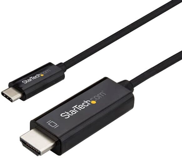 Startech 1m USB-C till HDMI-kabel - 4K vid 60Hz - Svart