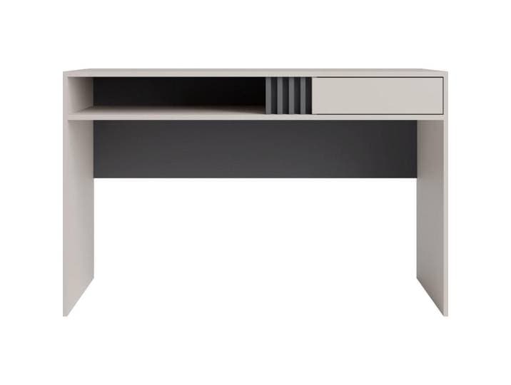 Masseno Schreibtisch Punto 120x55x76 cm Bürotisch Computertisch, Kaschmir, Rechteckig, 55x76x120 cm, Büromöbel, Schreibtische, Schreibtische