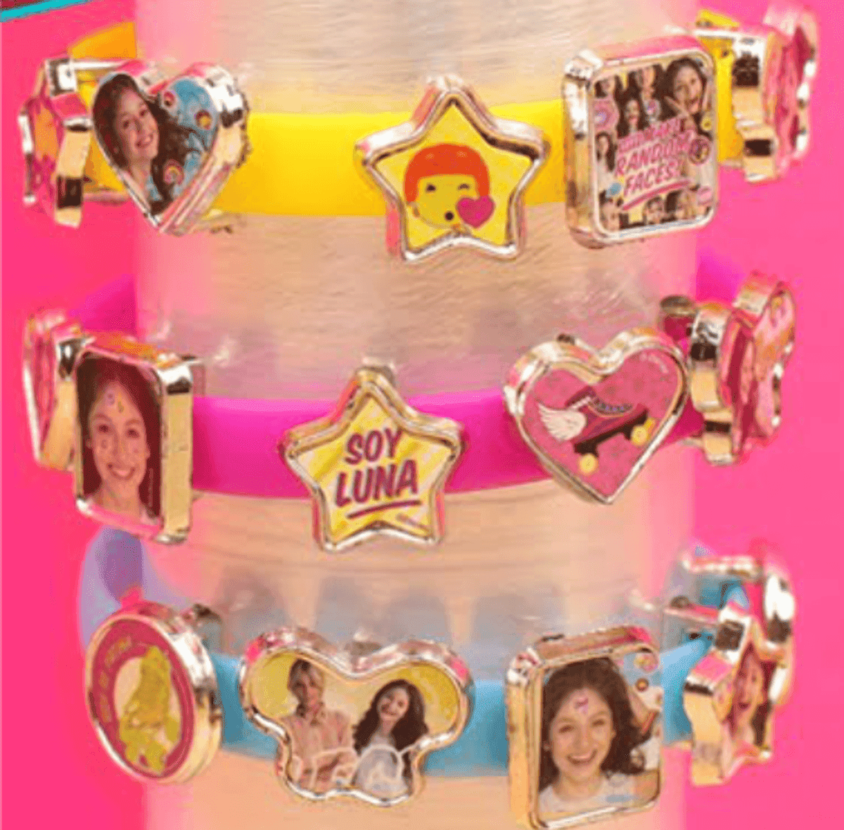 Armbånd For Barn 3-Pakning M/ 18 Utbyttbare Anheng – Soy Luna