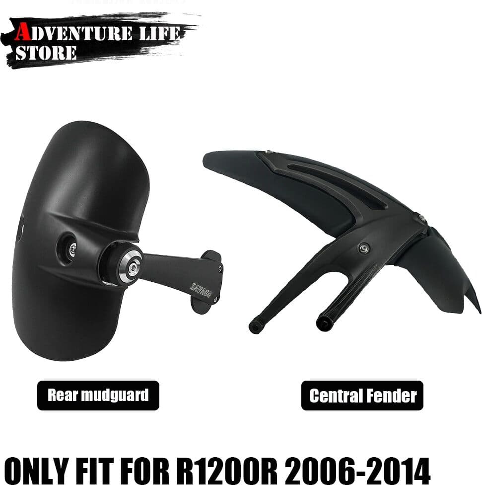 MYiAdv Motorcycle Accessories Rear Fender Central Mudguard Rear Tire Hugger Fender For BMW R1200R R 1200 R 1200R 2006- 2013 2014
