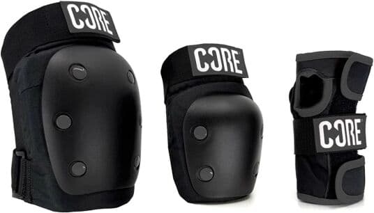 Protektoren Set CORE (S - Schwarz)