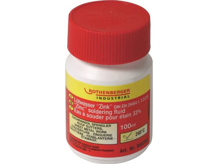 Rothenberger Soldeerflux - 100ml - Effectieve voorbereiding - Geschikt voor dakgoten en leidingen