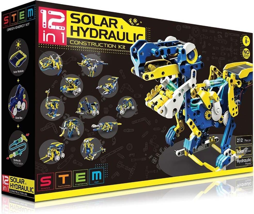 12 in 1 Solar Hydraulic Construction Kit
