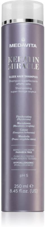 Medavita Keratin Miracle Sleek Hair Shampoo szampon wygładzający 250 ml