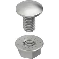 Niedax Schraube Flachrundkopf FLM 6X12