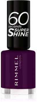 Rimmel 60 Seconds Super Shine verniz tom 345 Black Cherries 8 ml. 60 Seconds Super Shine