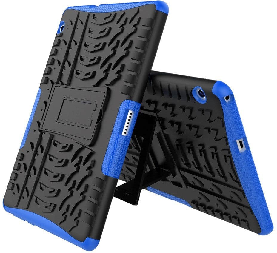 INCOVER Huawei MediaPad T3 10 Håndværker Cover - Slim 2-in-1 Cover - Sort / Blå