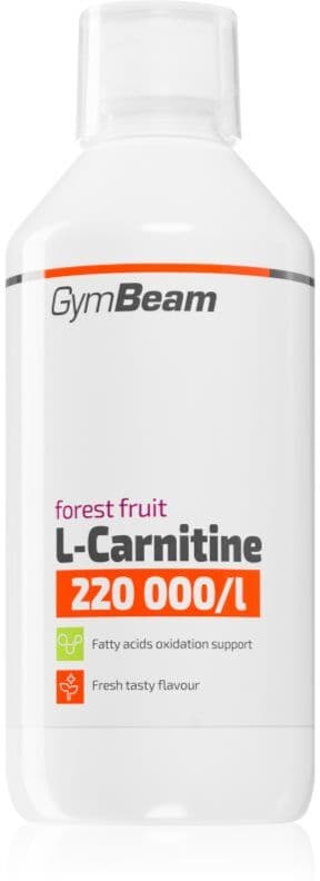 GymBeam L-Carnitine 220 000 mg/l συμπλήρωμα διατροφής για αθλητές γεύση Forest Fruit 500 ml