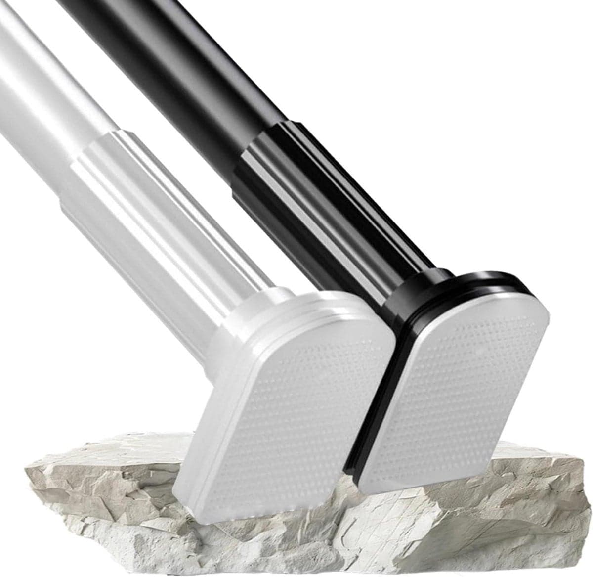 Gordijnroede Grijs - Telescopische Trekstang voor Ruimte Indeling - 70-410 cm