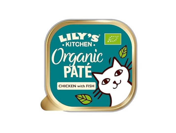 Lily's Kitchen Volwassen Organic Fish Dinner Complete Wet Cat Food, 19 x 85 g
