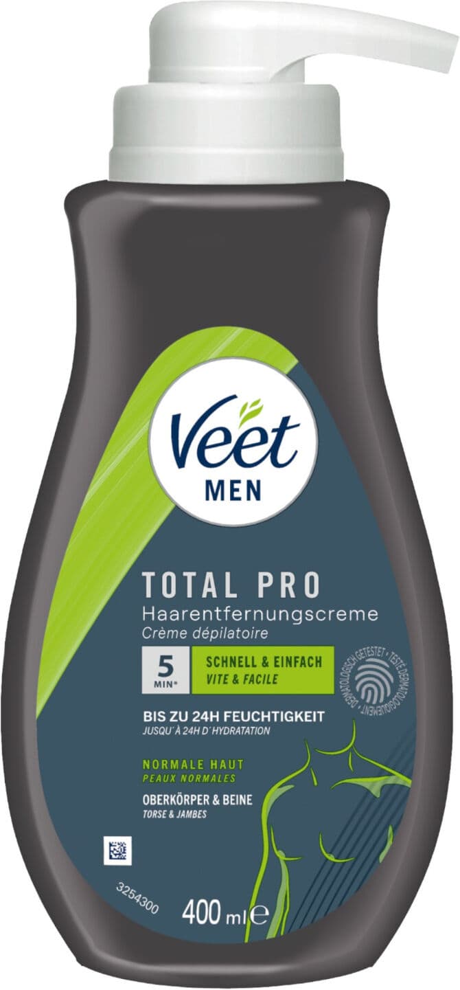 Veet - cremă depilatoare bărbați - 400 ml