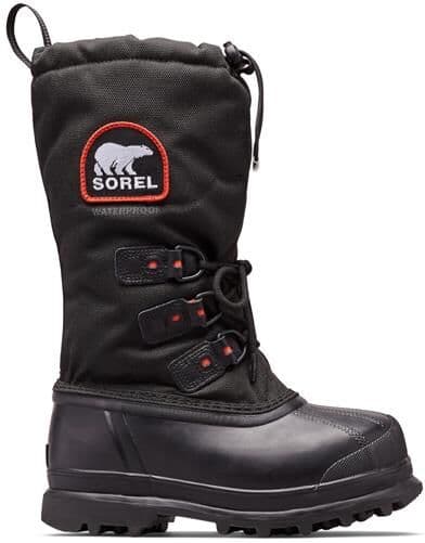Sorel Glacier XT Womens, Black / Red Quartz 45