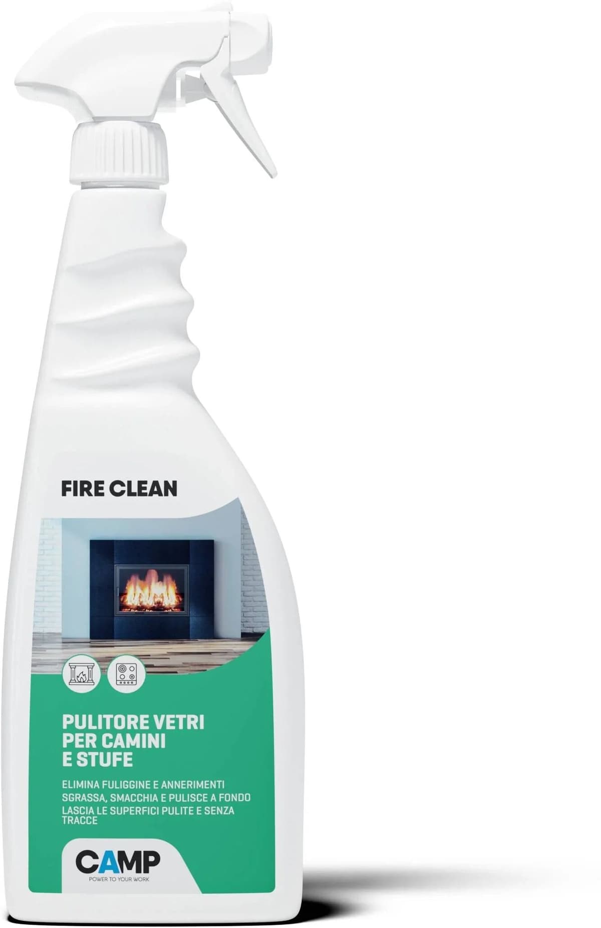 CAMP Fire Clean Sgrassante Decarbonizzante Nero Fumo 750 ml