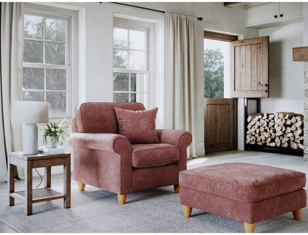 Lark Manor Clarkfield Upholstered Armchair Red 92;90cm H X 90cm W X 89cm D