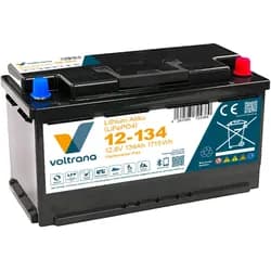 Voltrana AGM Wohnmobilbatterie 12,8V 134Ah Bluetooth Heizfunktion LiFePO4