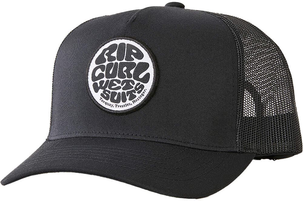 Rip Curl wetsuit icon trucker visera lona Negro (UNICA)