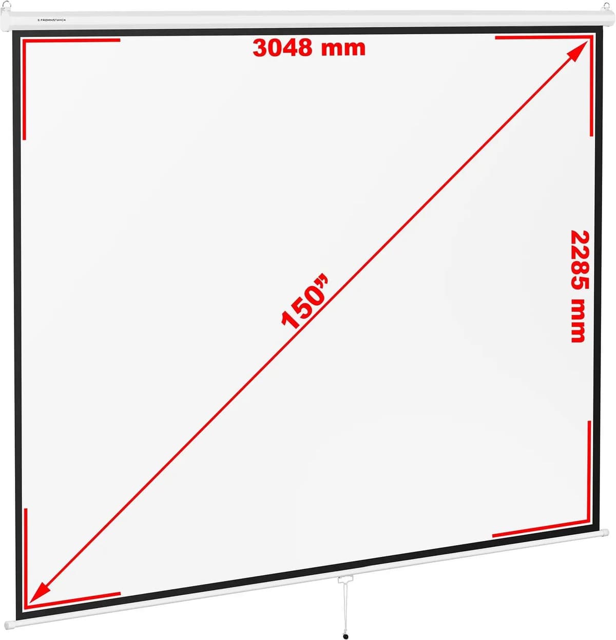 Fromm & Starck Projekčné plátno - 313 x 239 cm - 4:3 10260084