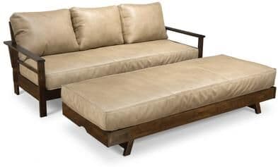Kodiak Furniture Pendleton Wood Frame Daybed and Ottoman with Mattresses